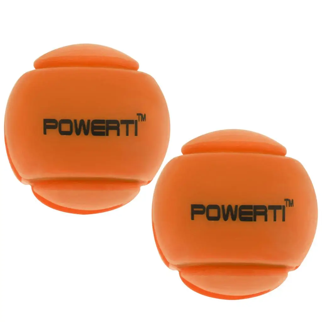 Shockproof 2-Piece Silicone Ball Vibration Dampers for Tennis / Squash Rackets