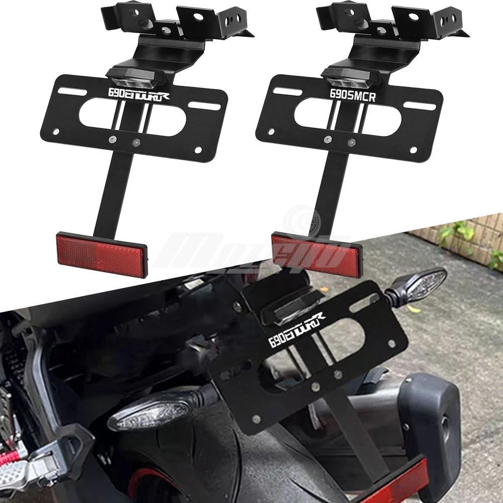 

FOR 690SMCR 690 SMC R ABS 690 Enduro R / ABS 2019-2024 2023 2022 License Plate Holder Fender Eliminator Tail Tidy LED Light