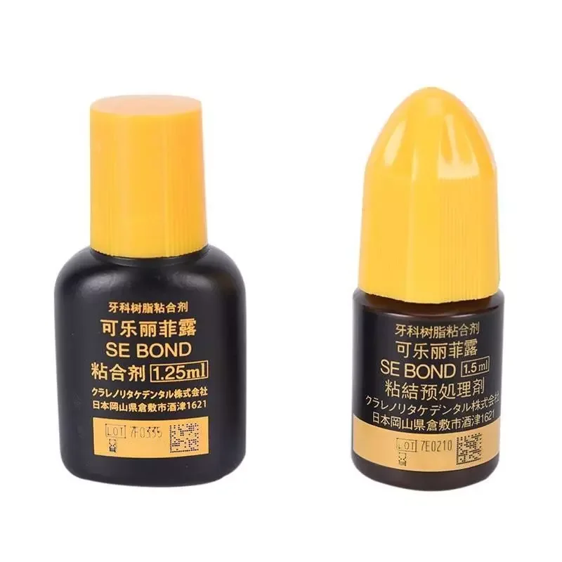 Kuraray CLEARFIL SE BOND لطب الأسنان، ختم برايمر ذاتي النقش 1.25 مل + 1.5 مل، لاصق برمز مركب للأسنان
