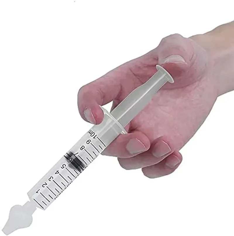 Silicone Baby Nasal Aspirator Syringe Baby Nose Cleaner Kids Rhinitis Nasal Washer Reusable Nasal Irrigator Washing for Children view 5
