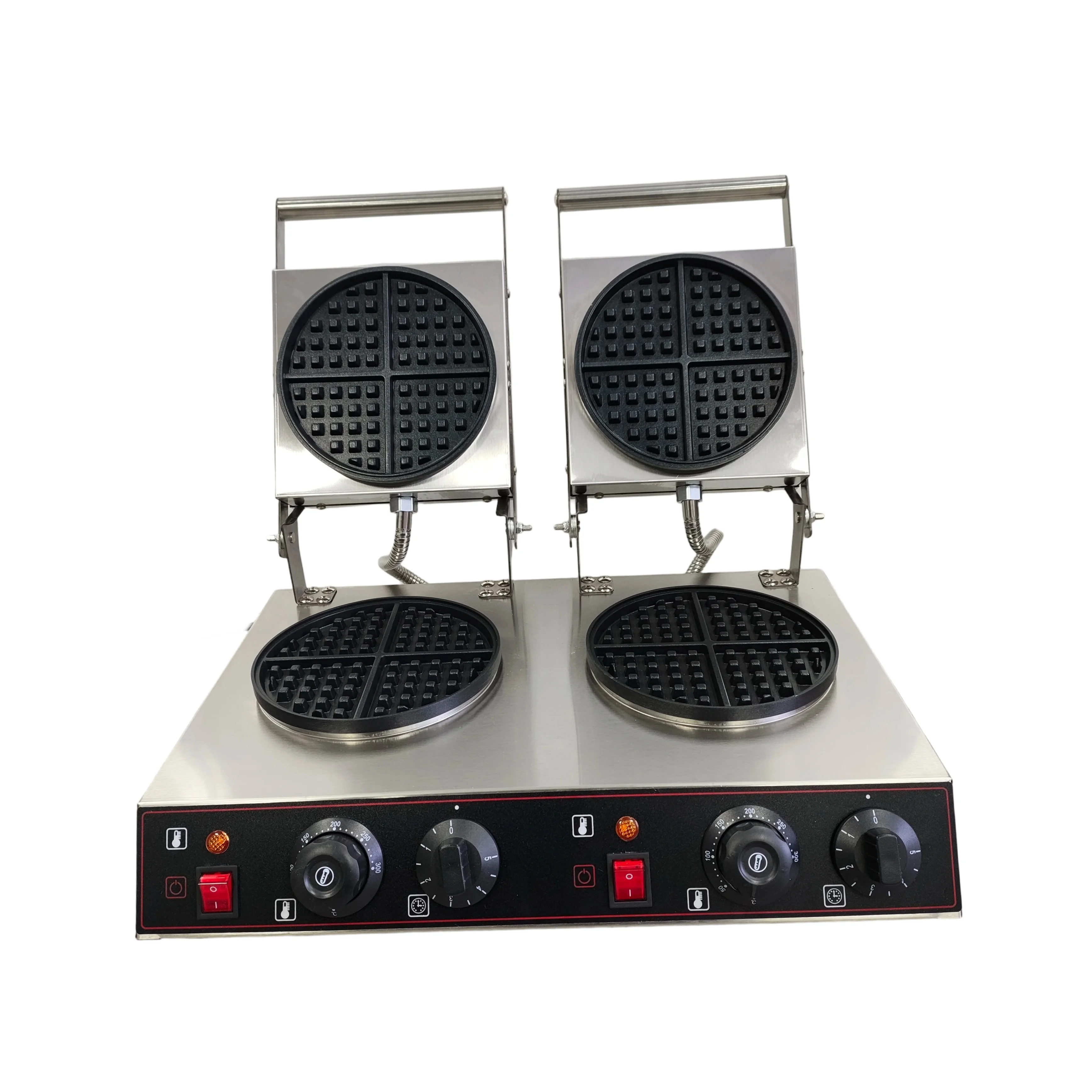 Food tools New Commercial Ice Cream Waffle Cone Maker Stainless Steel Non-Stick Energy Saving Bakery Caf Professio