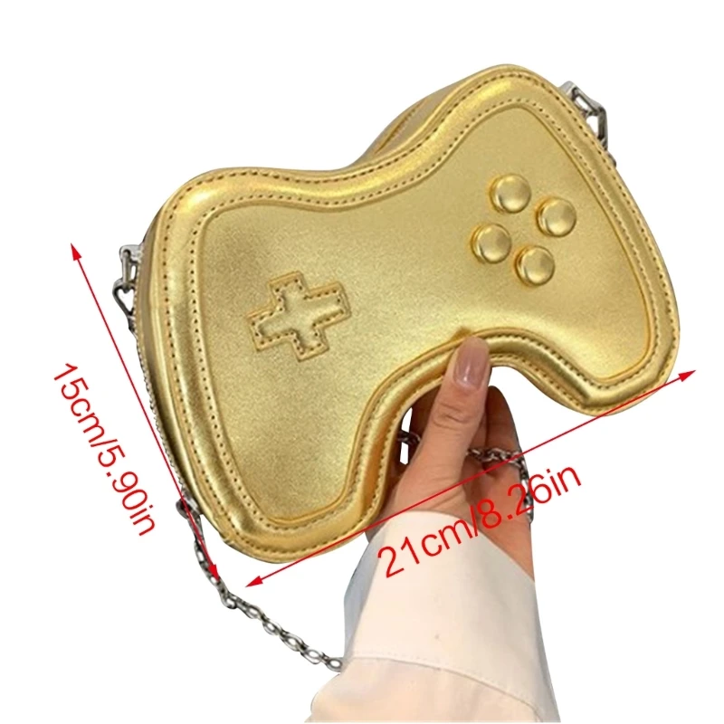 패션 숄더 가방 Gamepad 모양의 체인 가방 여자를위한 PU Cosmatic 가방 여자 Crossbody 가방 CreativeLady 지갑