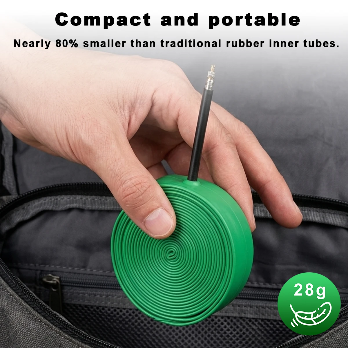 Durable TPU Inner Tube Anti-Puncture Light Bicycle Inner Tube 700C for Mountain & Road Bikes 65mm French Valve view 5