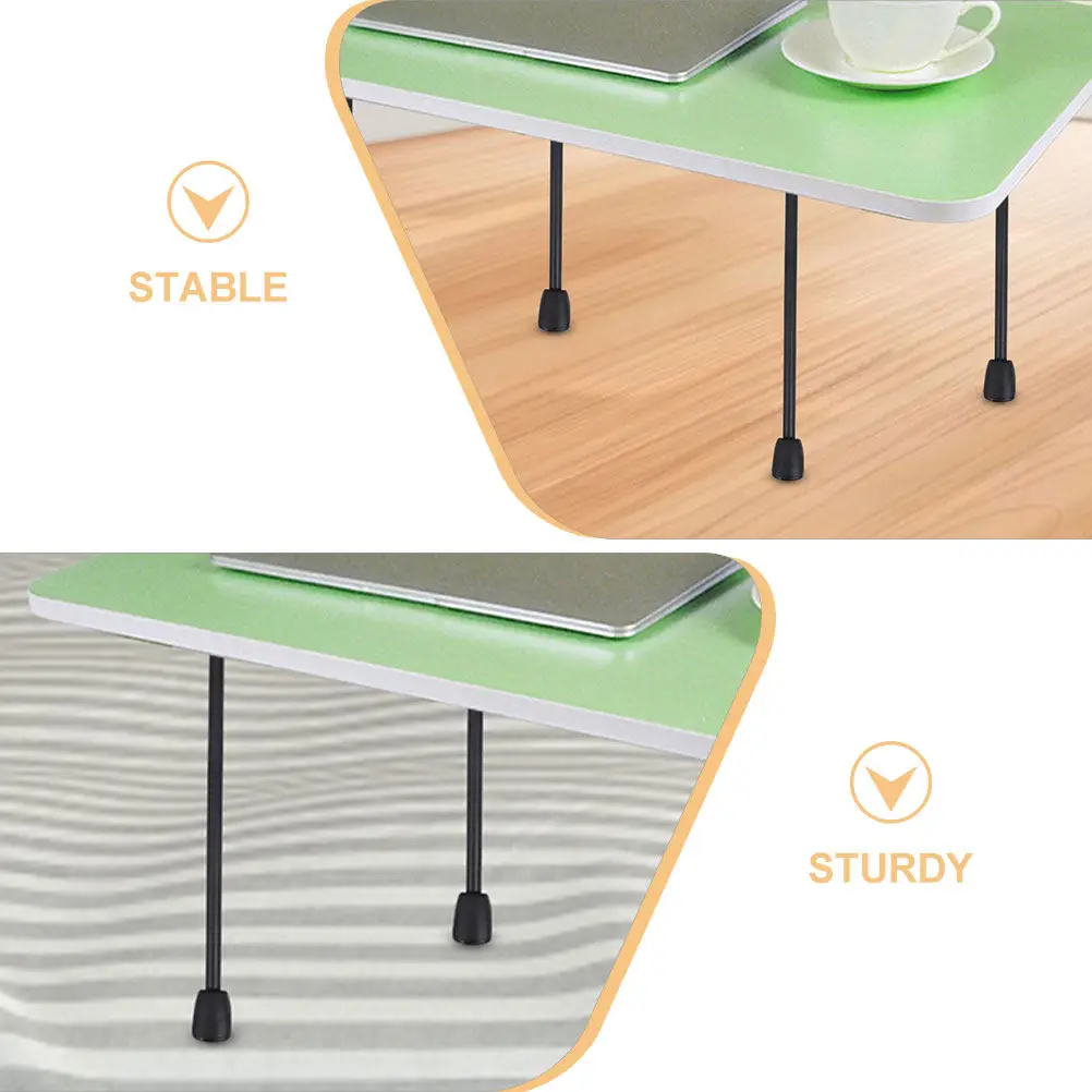 4Pcs Heavy Duty Folding Table Legs Metal Support Strong Load Bearing Replacement for Coffee Table Dining Furniture Legs Black