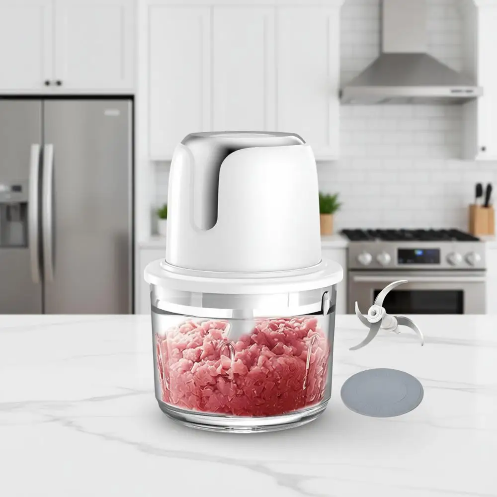 

1.2L Stainless Steel Meat Grinder, USB-C Rechargeable, 4500mAh Battery