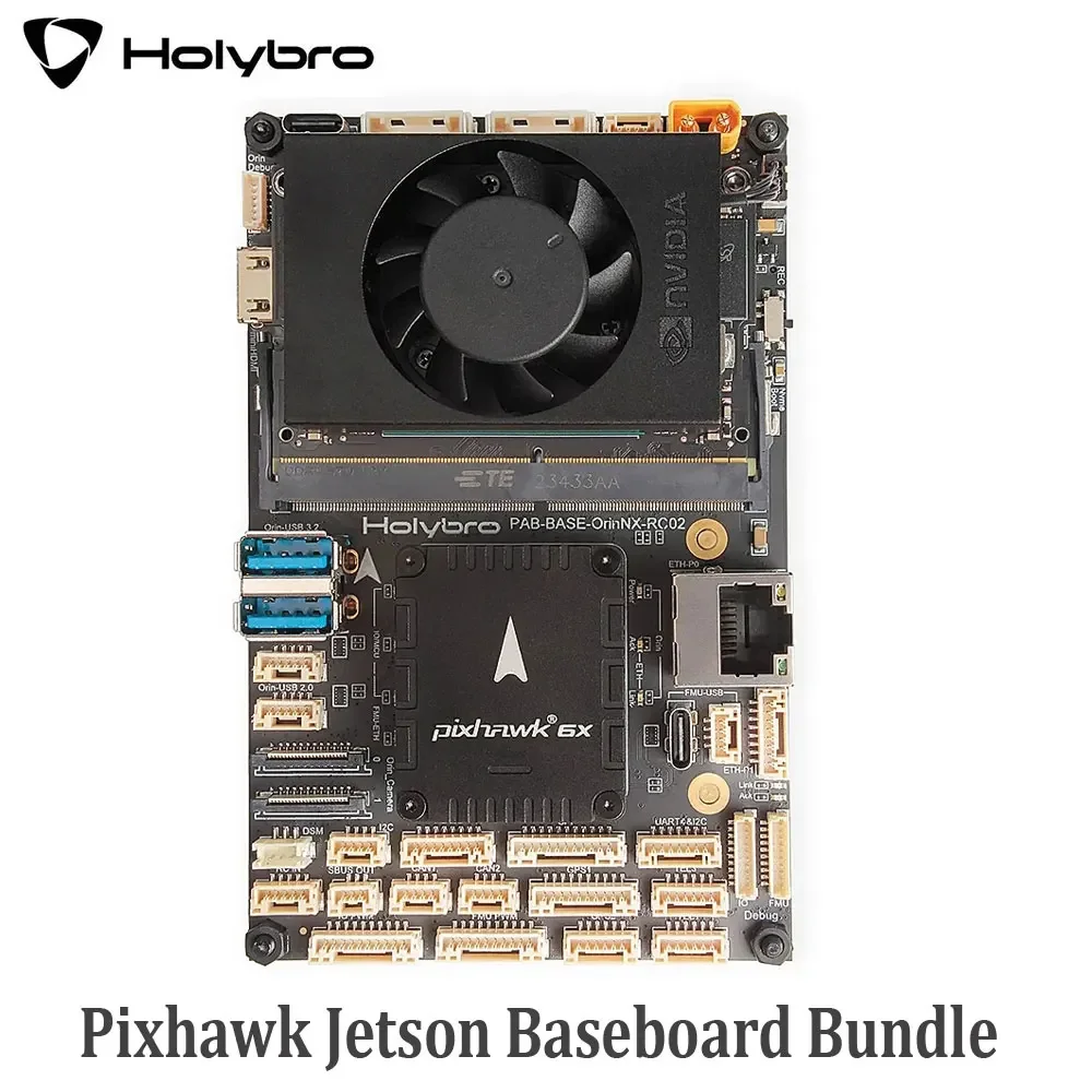 

Базовая плата Holybro Pixhawk Jetson сочетает в себе мощность Pixhawk и Nvidia Jetson в одной плате