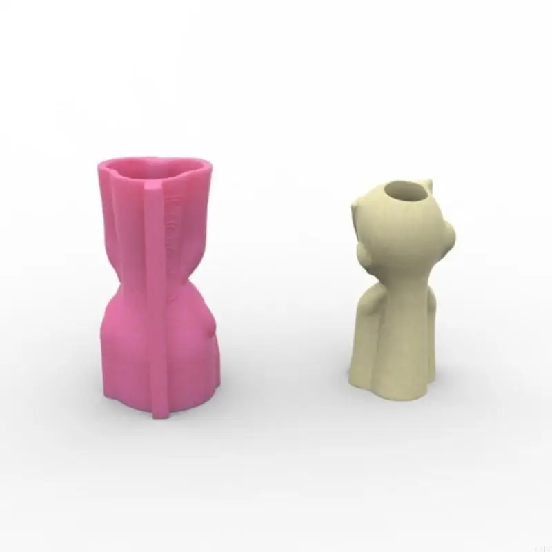  Sturdy Silicone Mould for Making Girls Mask Tail Plant Pots Indoor Outdoor Use