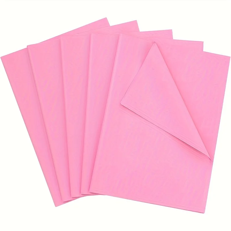 

120 листов розовой оберточной бумаги 14x20 дюймов, подарочная упаковка для поделок, декор для свадьбы, дня рождения, дня матери