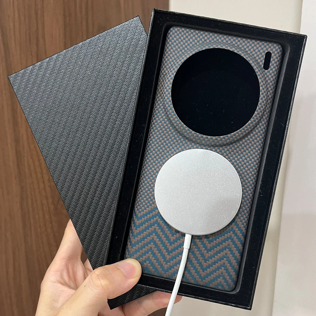 

Magnetic 600D Aramid Carbon Fiber Phone Case Cover On For Magsafe VIVO X100 X200 Pro Mini Ultra 5G Global VIVOX100 X100Ultra 512