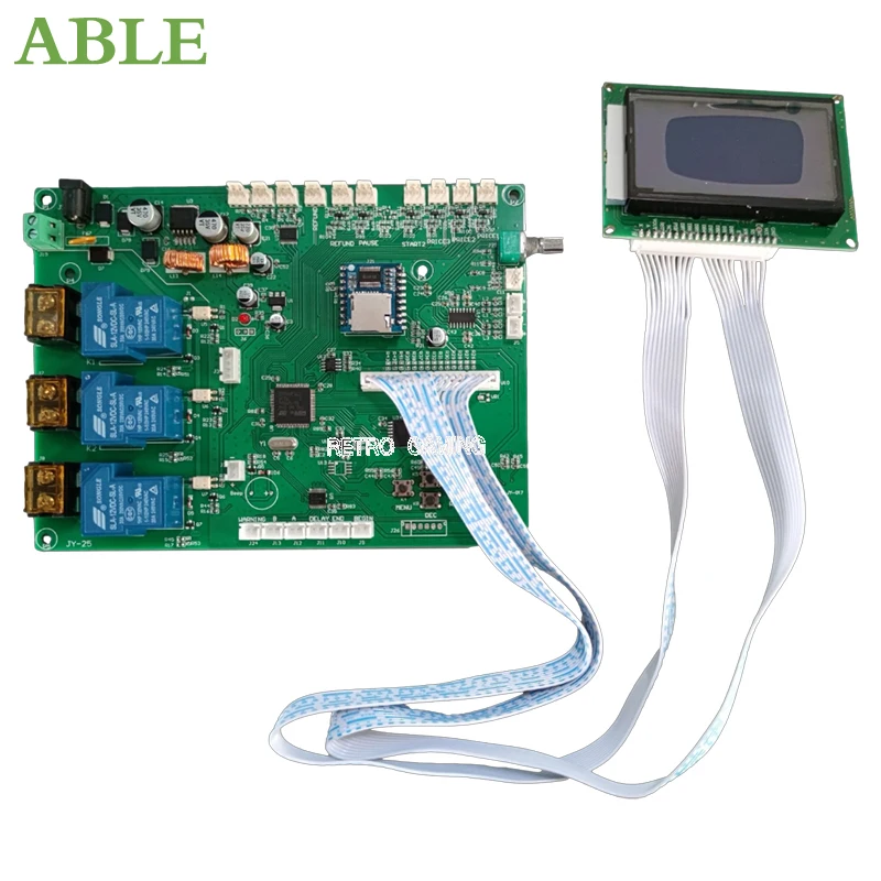 

Плата голосового управления временем JY-25 со встроенной TF-картой и автоматическим переключением звука для аркадных и самообслуживания