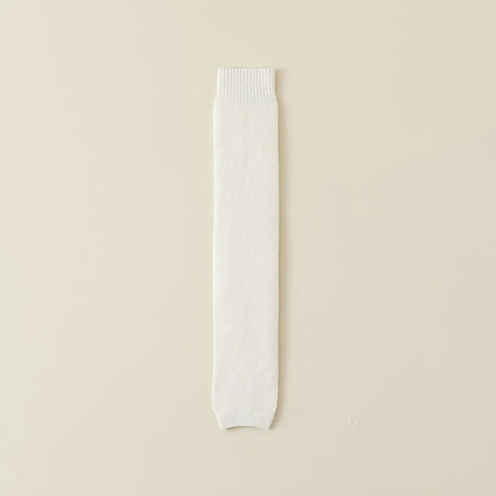 

Мягкие утолщенные теплые длинные носки на флисовой подкладке, однотонные гольфы выше колена, защита ног, длинные зимние носки-трубы