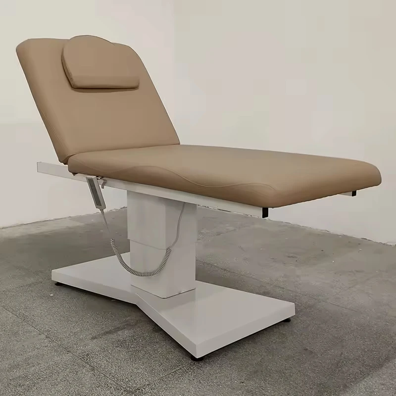 Hot Selling Gray Individual Rectangular Stainless Steel Stand 3 Motor Controlled Removable Headgear Massage Bed EyeBed