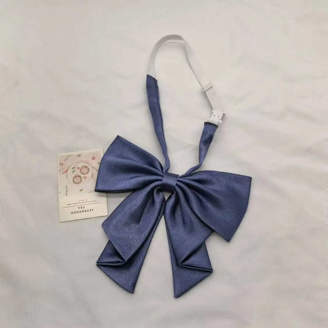 Fashion Solid JK Bowtie Weibliche Rot Schwarz Big Bowknot Mädchen Student Abschluss Bachelor Kleidung Zubehör Frauen Kragen Krawatte – Detail 3