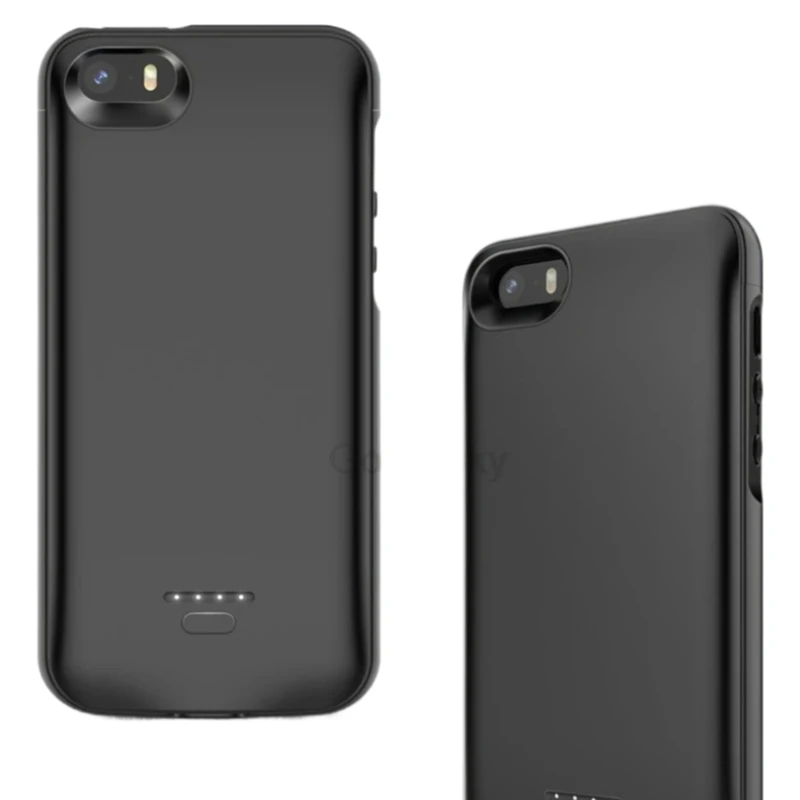 10000mAh External Battery Charger Case for IPhone SE 2016 Power Case Power Bank Portable Charging Cover