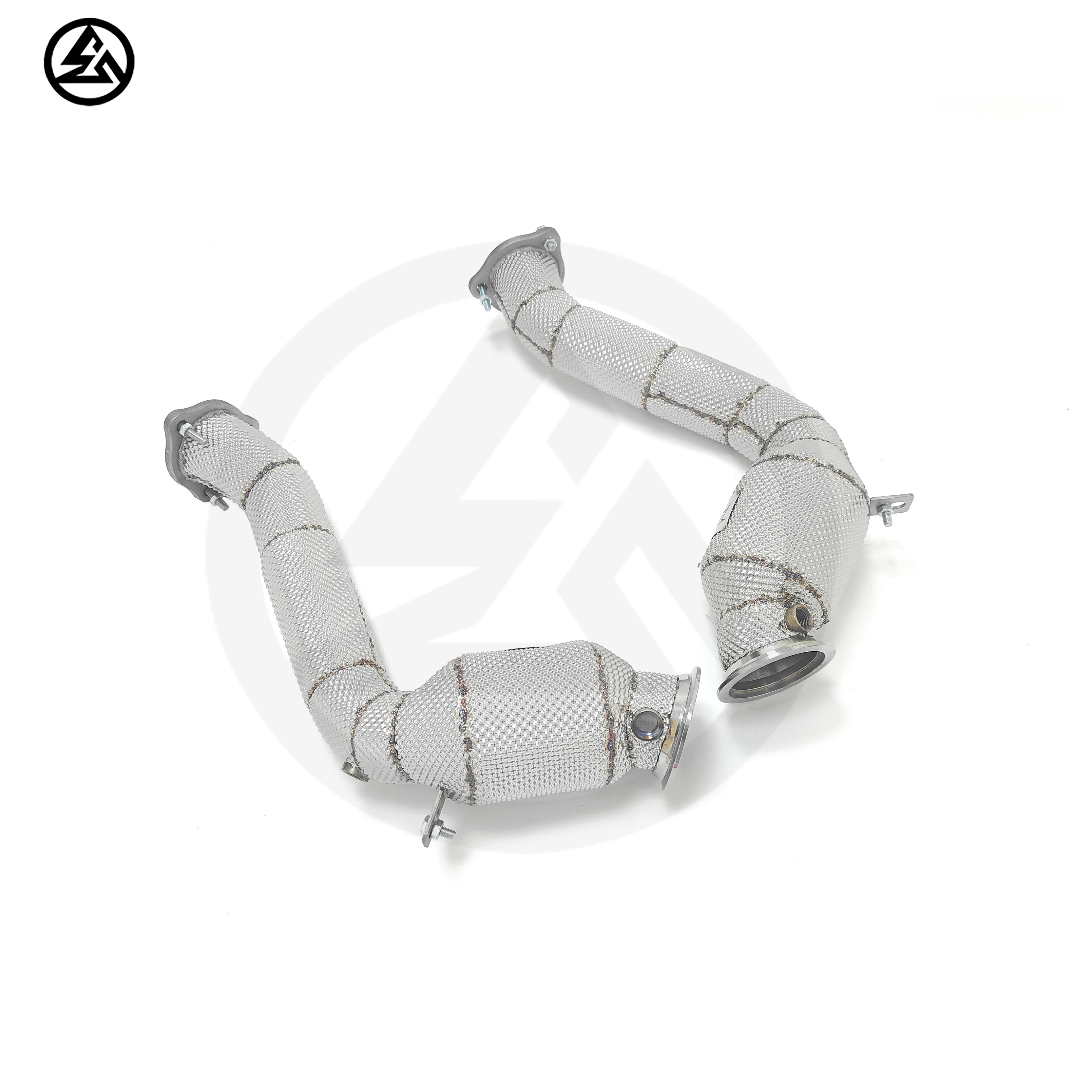 Collettore tubo di scarico ODM Sport Cat Downpipe per Porsche Cayenne 958 958.1 958.2 3.6T 2011-2017