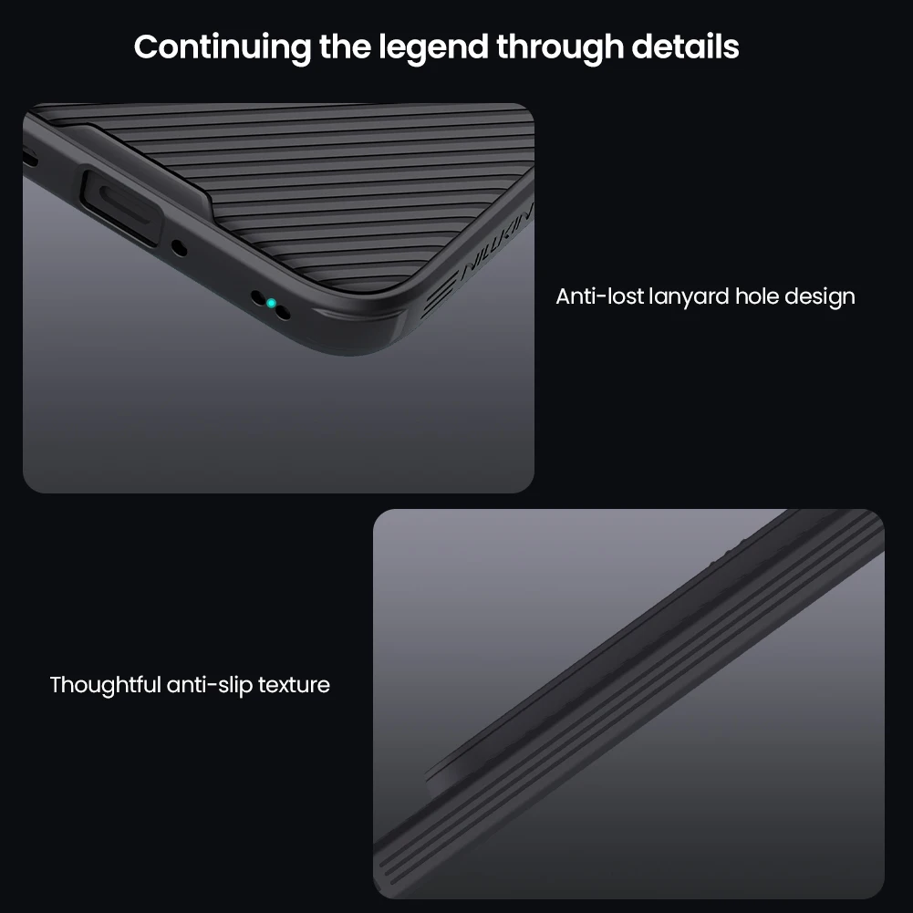 Für Poco M8 Pro 5G Hülle NILLKIN Fitted Case Camshield Shield Case Linsenschutzabdeckung PC+TPU – Detail 17