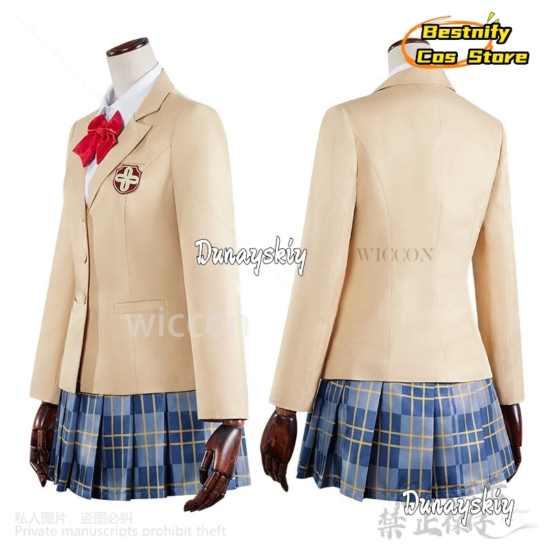 Anime A Certain Scientific Railgun Cosplay Misaka Mikoto Costume Jk School Uniform Dress Lolita Wig For Halloween Cos Customized