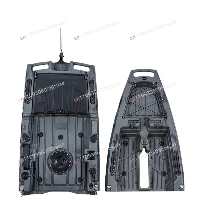 New 2.8 2.75m modular angle kayak removable propeller fin pedal kayak fishing boat, can be used with HDPE