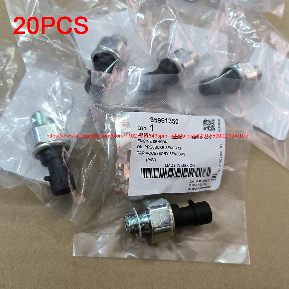 20X Original 95961350 96494264 Oil Pressure Switch ASSY Sensor For OPEL Antara Frontera  For Chevrolet Cruze Captiva Epica Kalos