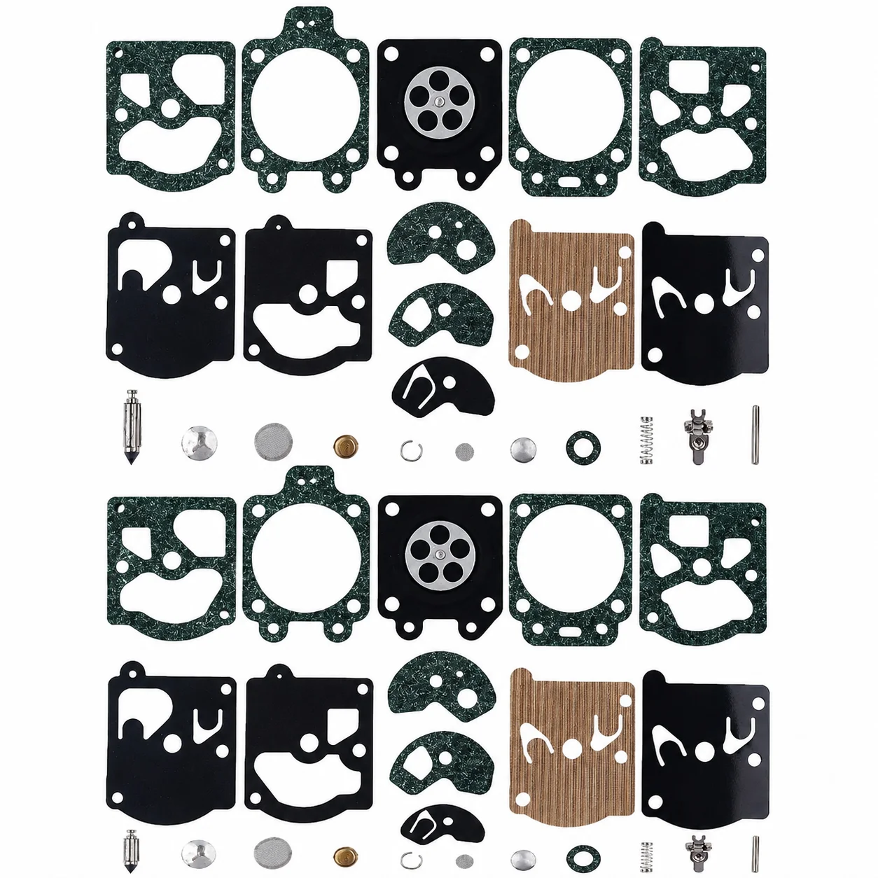 Carb Repair Kit 2Pcs for Walbro K10-WAT WA WT Fits Stihl Husqvarna Poulan McCulloch Echo Chainsaw Lawnmower Weeder Leaf Blower