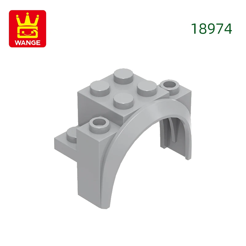 Wange 37 stks/partij 18974 Boog Afgerond Voertuig Blok Moc Kleur Accessoires Compatibel met Baksteen DIY kinderen Speelgoed Montage Onderdelen