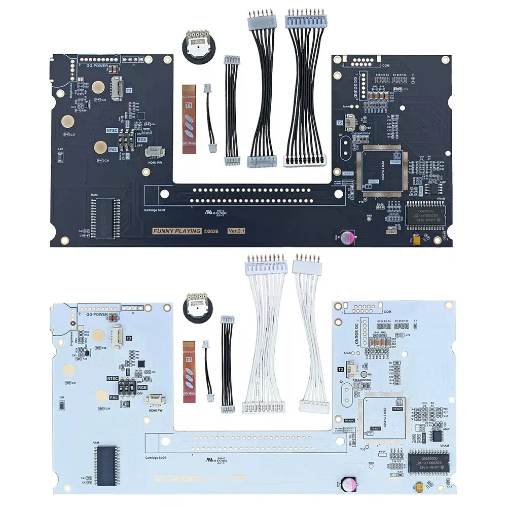 For Sega Game Gear GG Low-Power Motherboard Without CPU GAME GEAR RGB Lamp Motherboard Compatible With High Brightness Screen