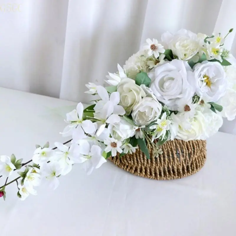 

G5GC Tassels Water Droplet Bouquets Waterfall Bouquets Elegant Beautiful Flowers