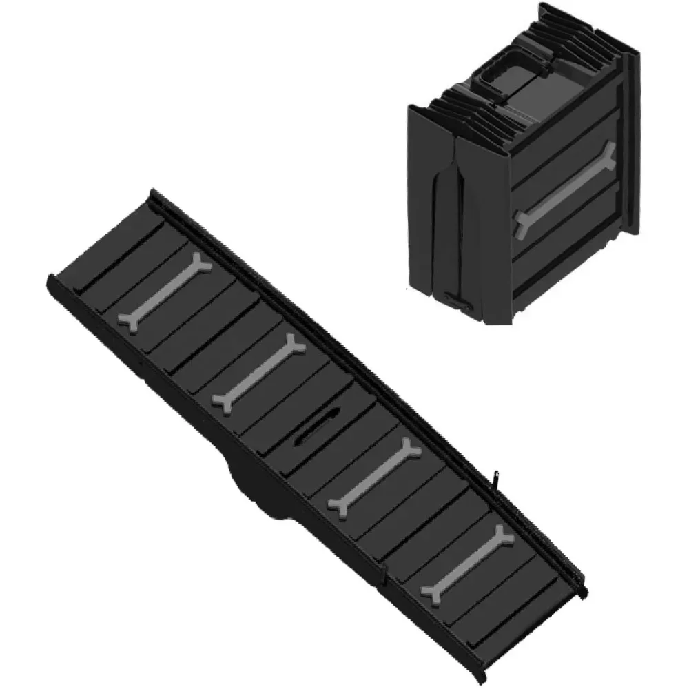 zewnętrzne regulowane składane schody dla psów składana rampa dla zwierząt do samochodu ciężarowego suv