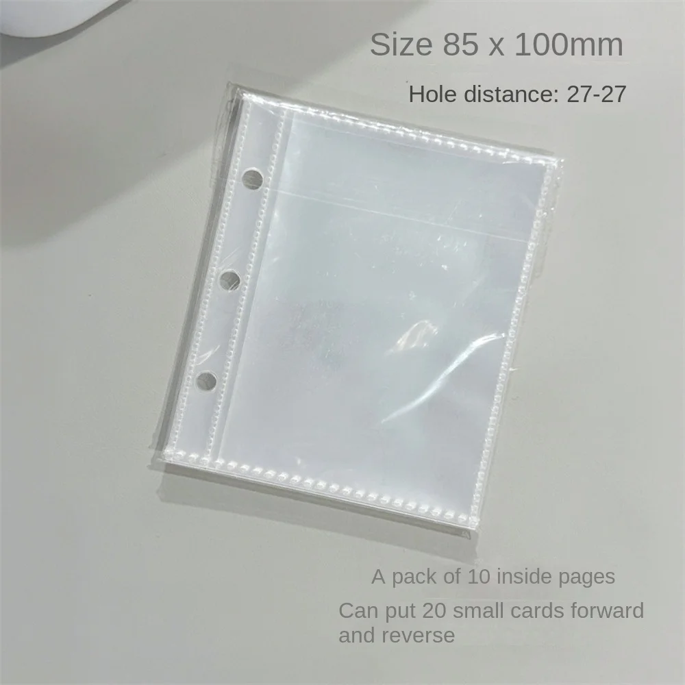 New Sweet Lace Denim Style Card Album PVC 3 Inch Idol Card Collect Book Mini Loose leaf detachable Postcard Book