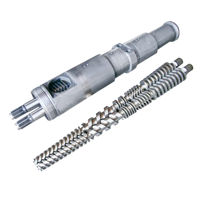55/120 Twin Screw Conical Barrel for Plastic & Rubber Extruder Machinery Parts