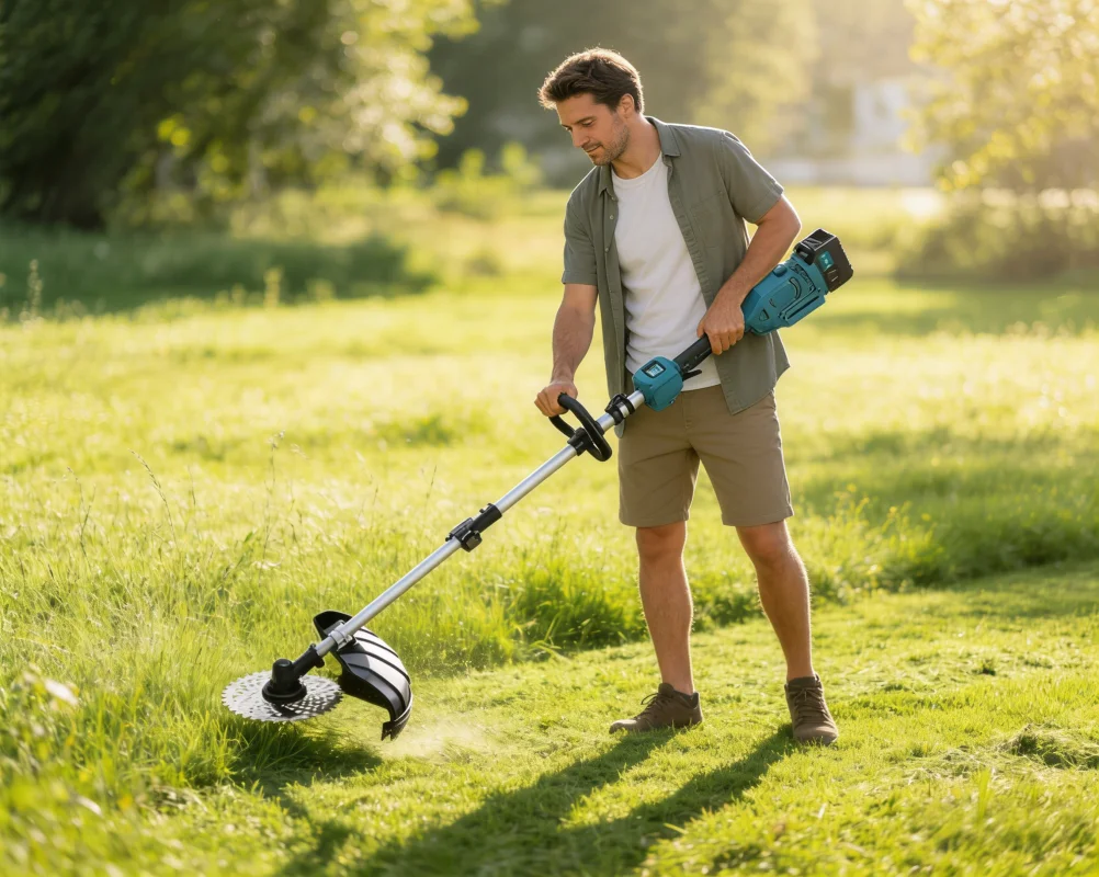 Brushless Lithium Battery Lawn Mower 15v-30v Voltage High Power Agricultural Garden Weeding Tool Desbrozadora Batería무선 예초기