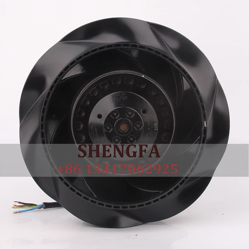 R2E190-RA26-10/R2E190-RA26-05 190mm 230V AC 65W 0.23/0.29A 50/60HZ IP44 Refrigeration Unit HVAC Centrifugal Cooling Fan