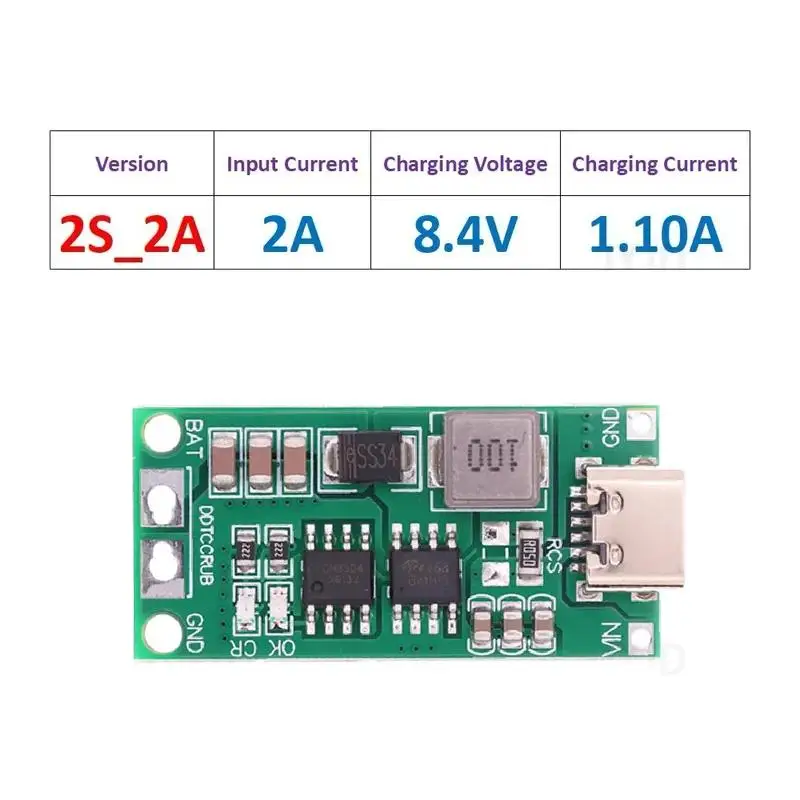TypeC متعدد الخلايا 2S 3S 4S إلى 8.4V 12.6V 16.8V خطوة المتابعة دفعة يبو بوليمر ليثيوم أيون شاحن 7.4V 11.1V 14.8V 18650 بطارية ليثيوم