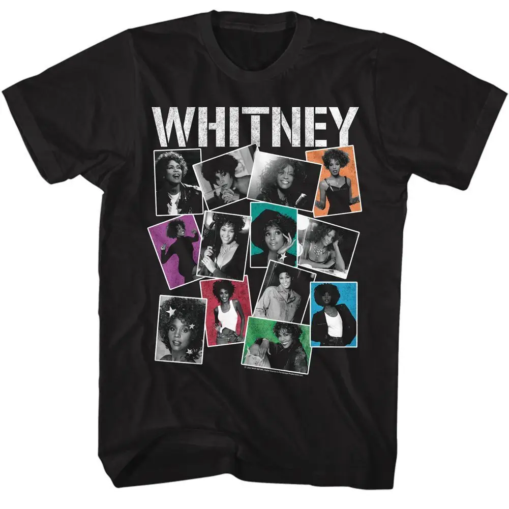 Whitney Houston Photos Black T Shirt