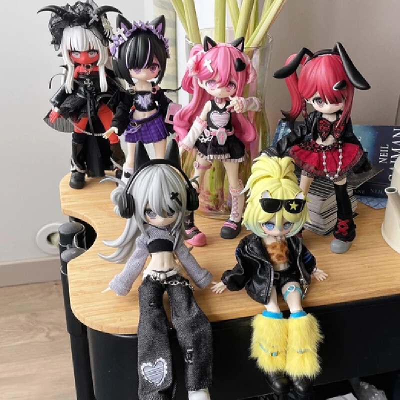 

В наличии 10000 Escape Plan Bjd слепая коробка фигурка 12-точечная экшн-модель куклы милый хиппер модные игрушки украшения подарок для девочки