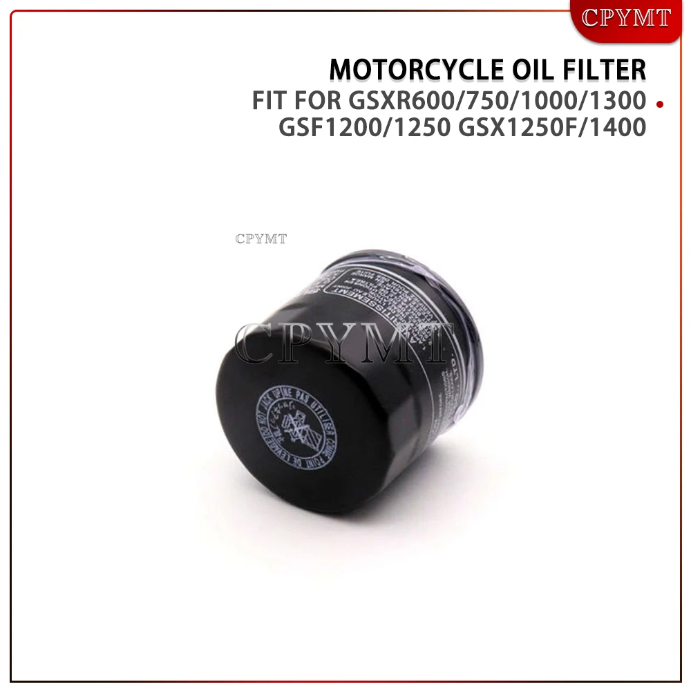 

Motorcycle Oil Filter Fit for Suzuki GSXR600/750/1000/1300 GSF1200/1250 GSX1250F GSX1400