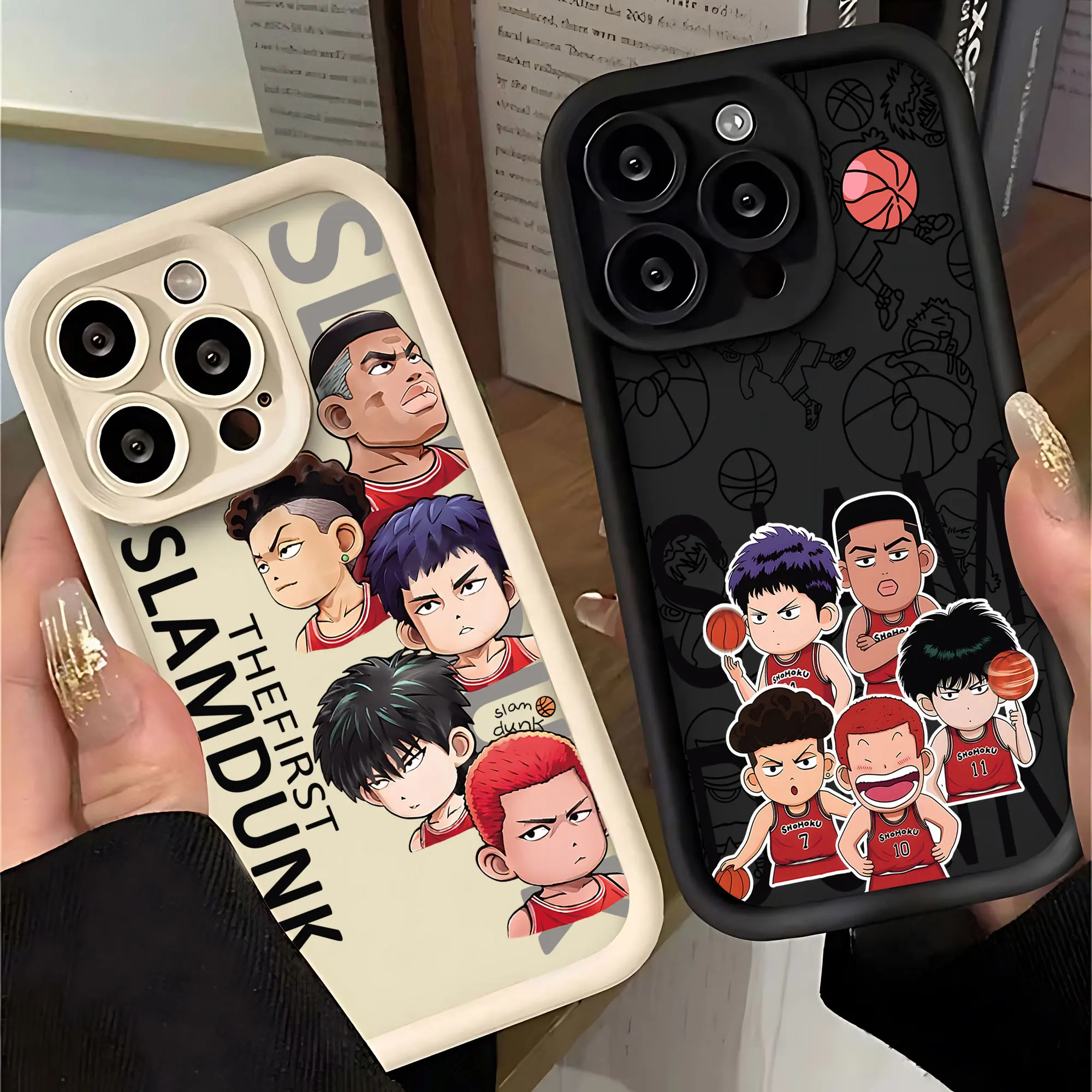 Lovely AnimeS Slam Dunk Phone Case For Xiaomi Redmi Note 14 13 12s 12 11 10 9s 9 8 7 Pro Plus 4G 5G Soft TPU Back Cover - view 4
