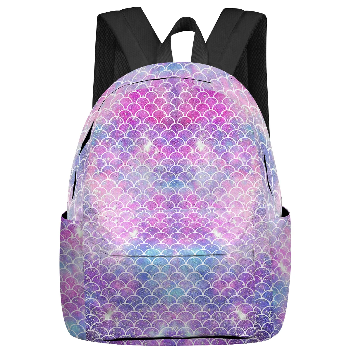 

Mermaid Scales Colorful Feminina Backpacks Teenagers Student School Bags Laptop Custom Backpack Men Women Female Travel Mochila