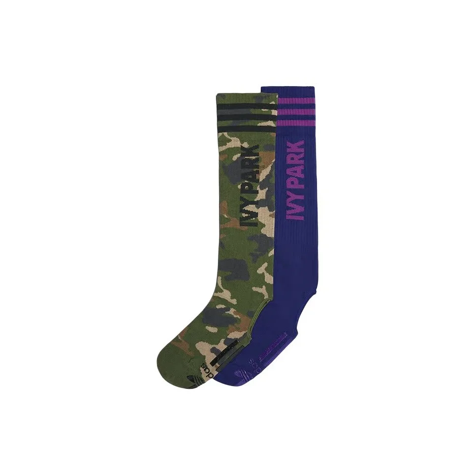 Adidas Knee High Socks Women's 2 Pack Green HZ5266