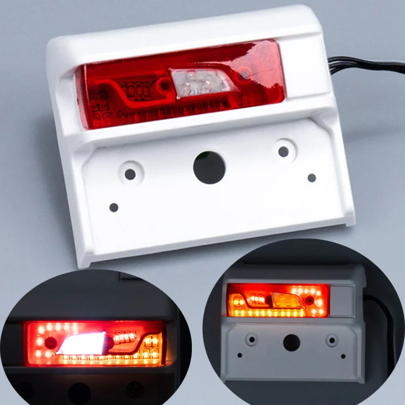 

2pcs LED Plastic Simulation Flowing Taillights 1/14 RC Truck for SCANIA Tamiya 770S R620 R470 56368 56371 Model Car
