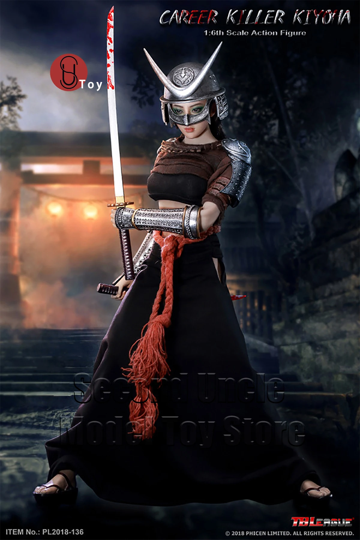 

PHICEN TBLeague PL2018-136 1/6 Career Killer Kiyoha 12'' Female Soldier Action Figure Full Set Collectible Model Toys Gift