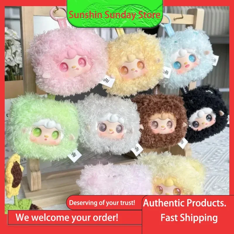 

Подлинная слепая коробка с изображением медвежонка Yangyang Yooki поколения 9, группа 1, милый автомобиль и настольный орнамент, игрушечная фигурка, кукла, коробка-сюрприз