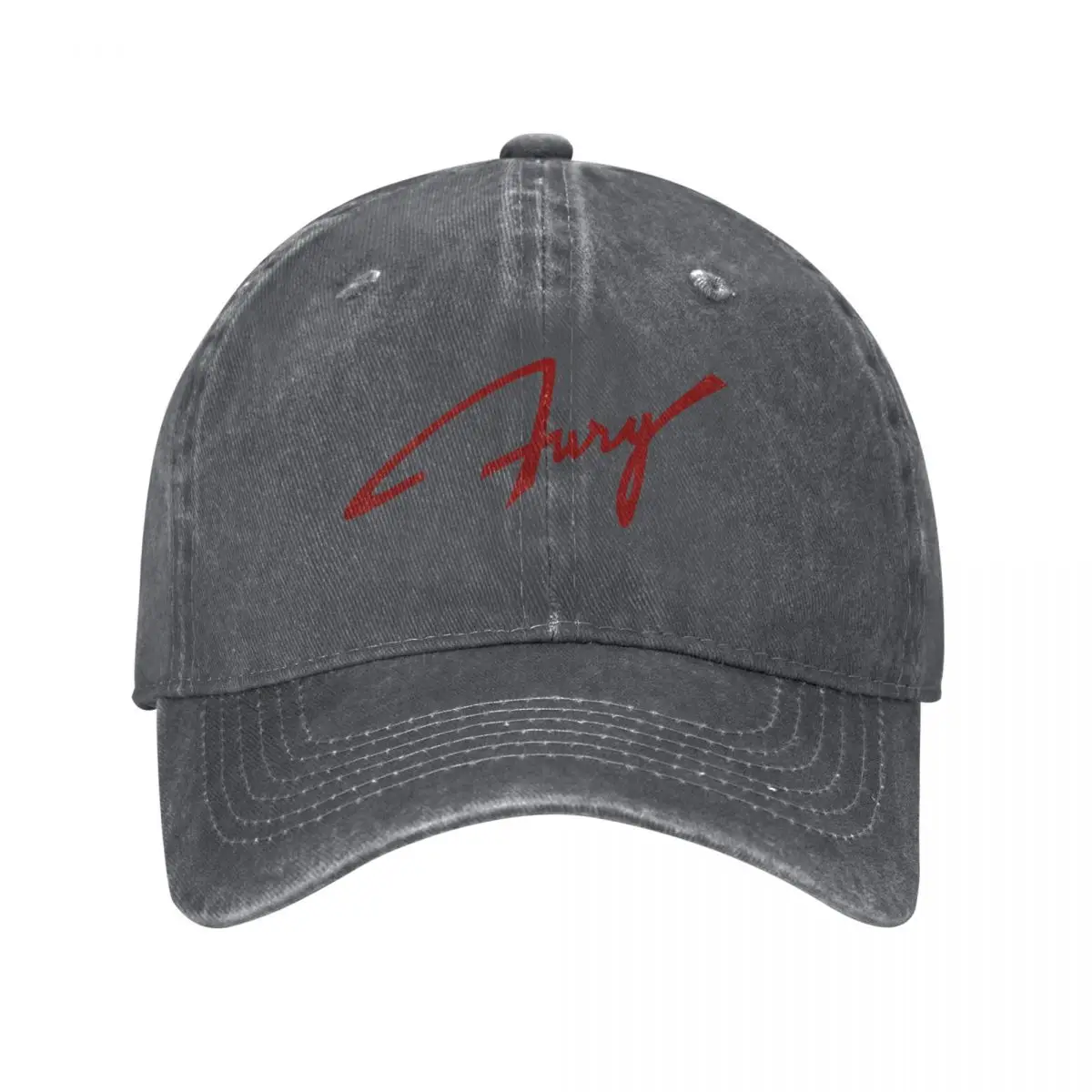 Copy of Fury Script - Blood Red Baseball Cap Luxury Hat New In Hat Men's Baseball Women's