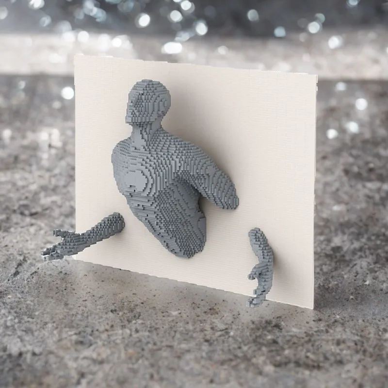 5642 stuks sculptuur MOC artistiek beeldje met creatieve baksteen vormgeven onderwijs gebouw diy blokken verjaardag speelgoed cadeau