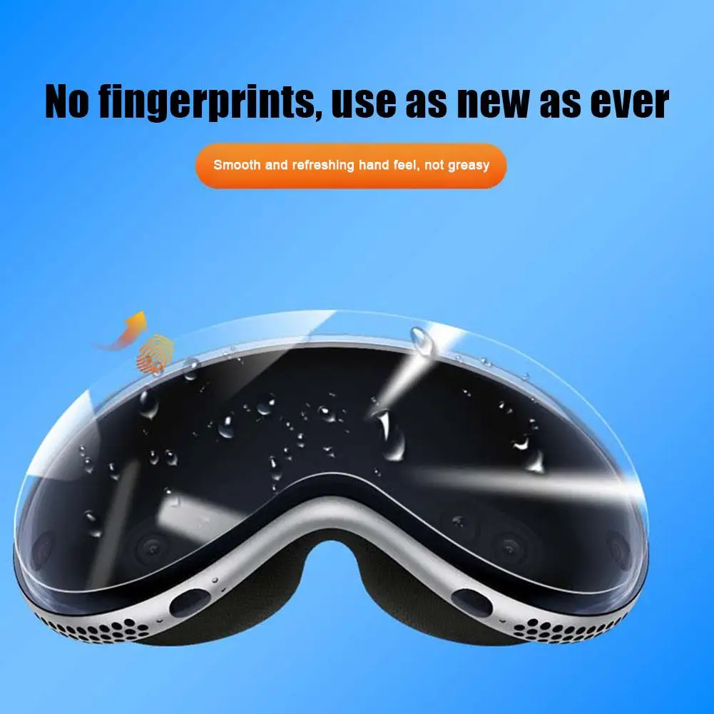 HD Hydrogel ฟิล์มกันรอยหน้าจอสําหรับ Apple Vision Pro โปร่งใสนุ่ม TPU Hydrogel ฟิล์มป้องกันความคุ้มครองเต็มรูปแบบ