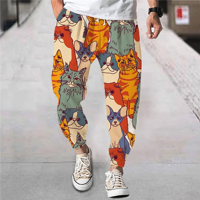 SPRING AND SUMMER MEN'S FASHION FIRST CHOICE, BUNCHED FEET CASUAL PANTS, BREATHABLE LIGHT AND GOOD-LOOKING CASUAL MEN 2024 MEN