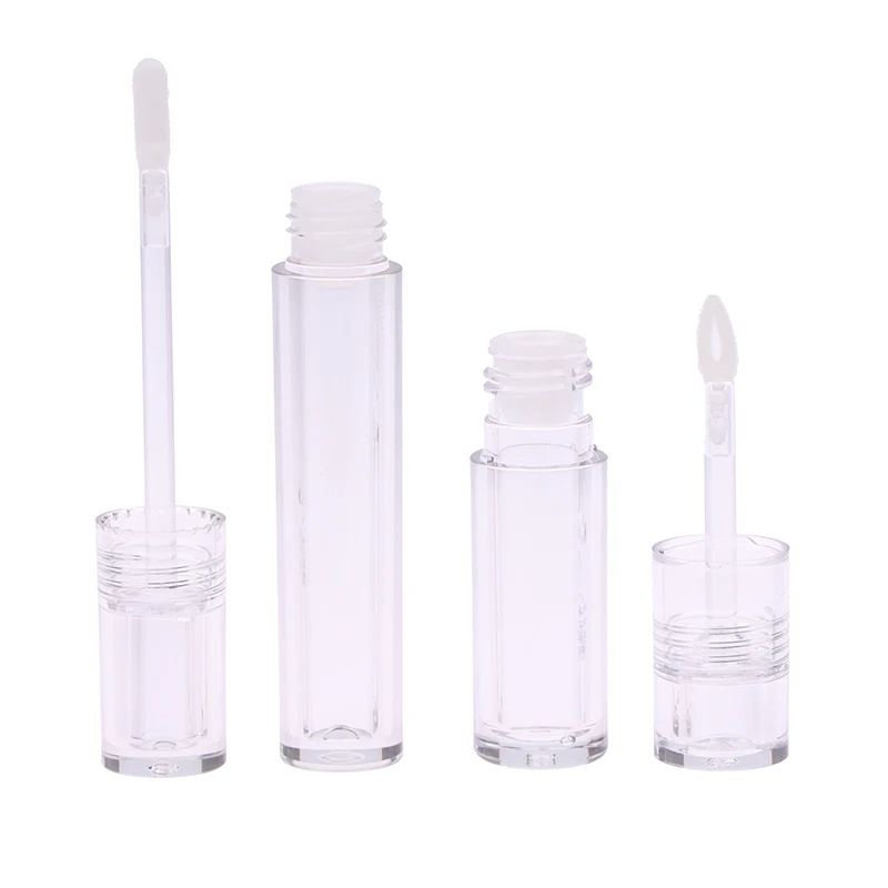 3.5/4,5 ml Flasche runde transparente leere Lippenstift Tube Lippen glasur Lip gloss Behälter Eyeliner Tube Mascara Tube Kosmetik