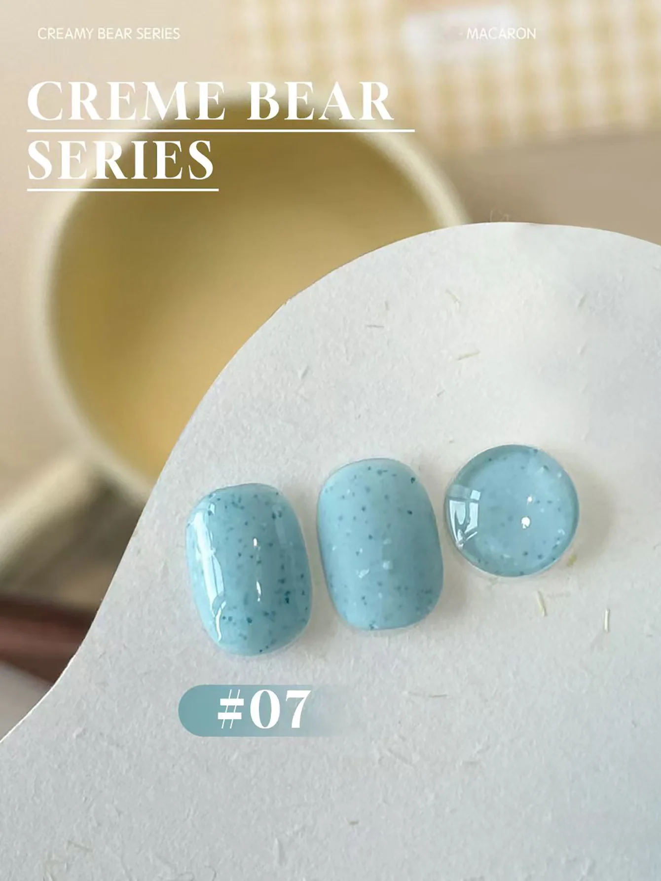 1-18pcs ZH ใหม่น่ารักหวานครีมหมี Series เจลเล็บอเนกประสงค์ Macaron Dopamine สี UV LED เจลเล็บเล็บอุปกรณ์