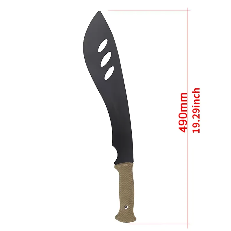 Rubber Knife Nepal Knife Model Handle Soft Rubber Blade Tactical Training Knife Cosplay Soft Dagger