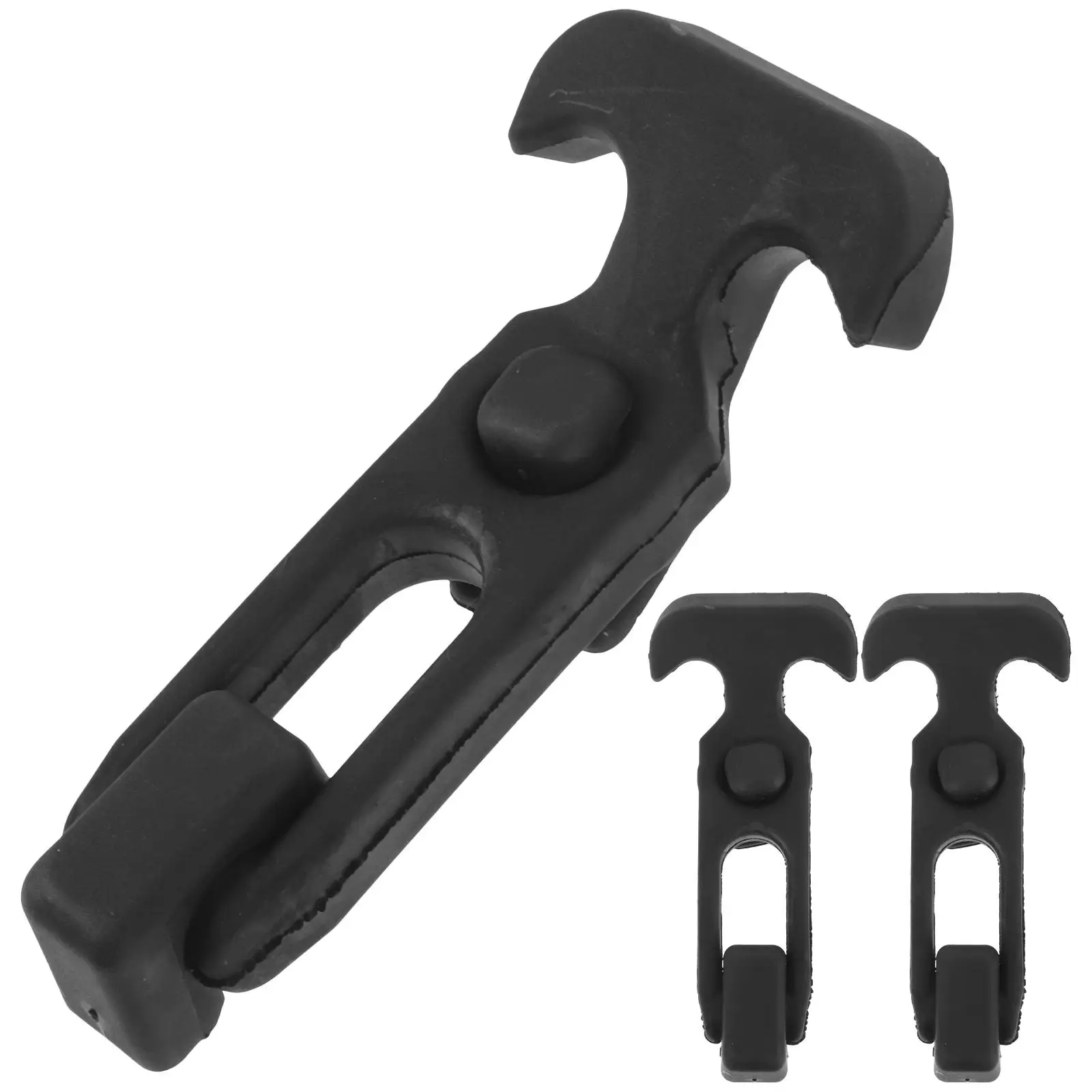 

3 Pcs Rubber T Handle Latches Shock Absorbing Toolbox Hasp Cabinet Buckle Elastic Draw Locks vibration flexible preloading